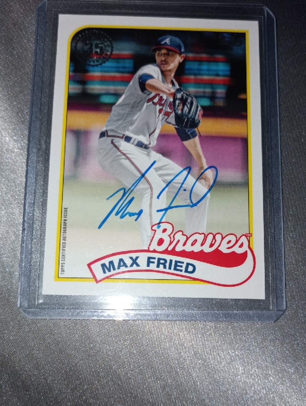 Max Fried On Card Autograph Card.🔥🔥🔥